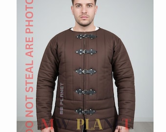 Medieval Padded Cotton Gambeson | LARP Reenactment Armor Jacket