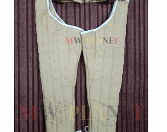 Padded Cotton Chausses: Medieval Leg Armor for LARP, SCA