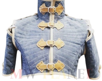 Medieval Viking Shot Gambeson Padded Jacket Armor Aketon Cotton Fabric Coat For Reanctment Of Historical Jacket SCA LARP Halloween Gift