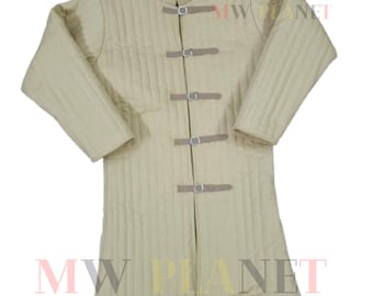 Medieval Cotton Gambeson: Viking SCA LARP Padded Jacket