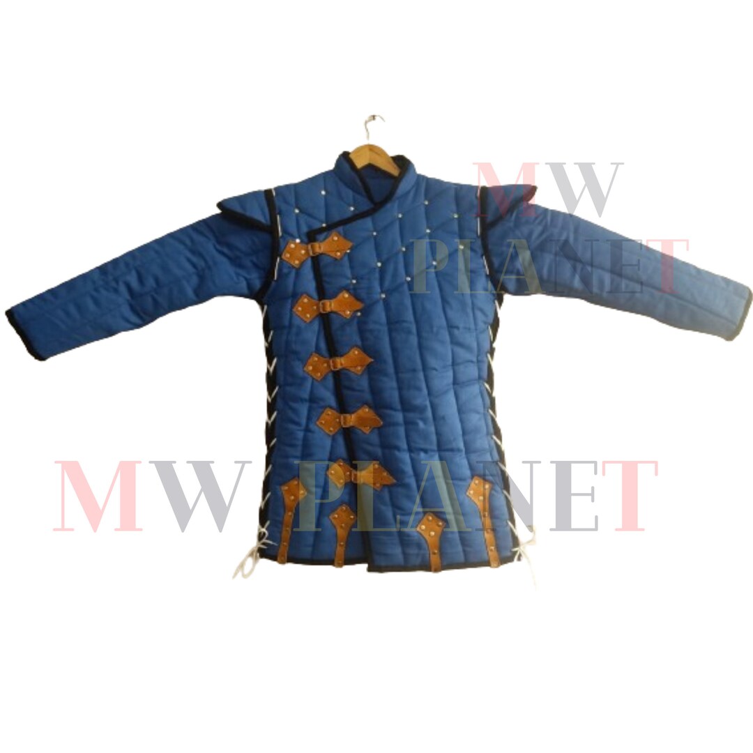 Medieval Gambeson Armor Jacket - Historical Reenactment Cotton Padding