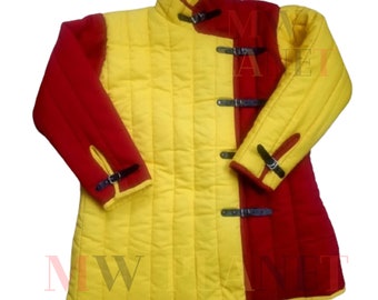 Medieval Gambeson: Padded Cotton Armor - SCA LARP Re-enactment Jacket