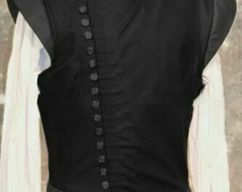 Medieval Armor padded Arming Doublet Jacket  I cotton Doublet cosplay costume I black color fot halloween I Best For black friday, christmas