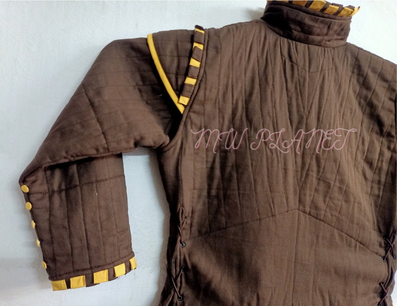 Medieval Padded Cotton Gambeson Set: Arming Jacket & Pants - Roleplay Costume image 7
