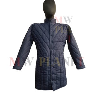 Medieval Gambeson Historical Times Viking Padded Protective Jacket Cotton Fabric Full Sleeve Aketon Best Protective for SCA LARP Reeanctment