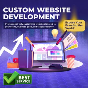 Custom Website Development | Complete and Fully Functional Website | Business Website | Website Design | Wordpress Website Development
