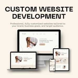 Create Custom Website | Complete and Fully Functional Website | Business Website | Website Design | Wordpress Website | Website Development