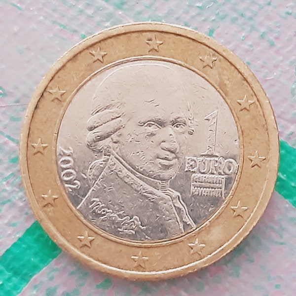 Pièce 1 euro mozart 2002 Etsy France