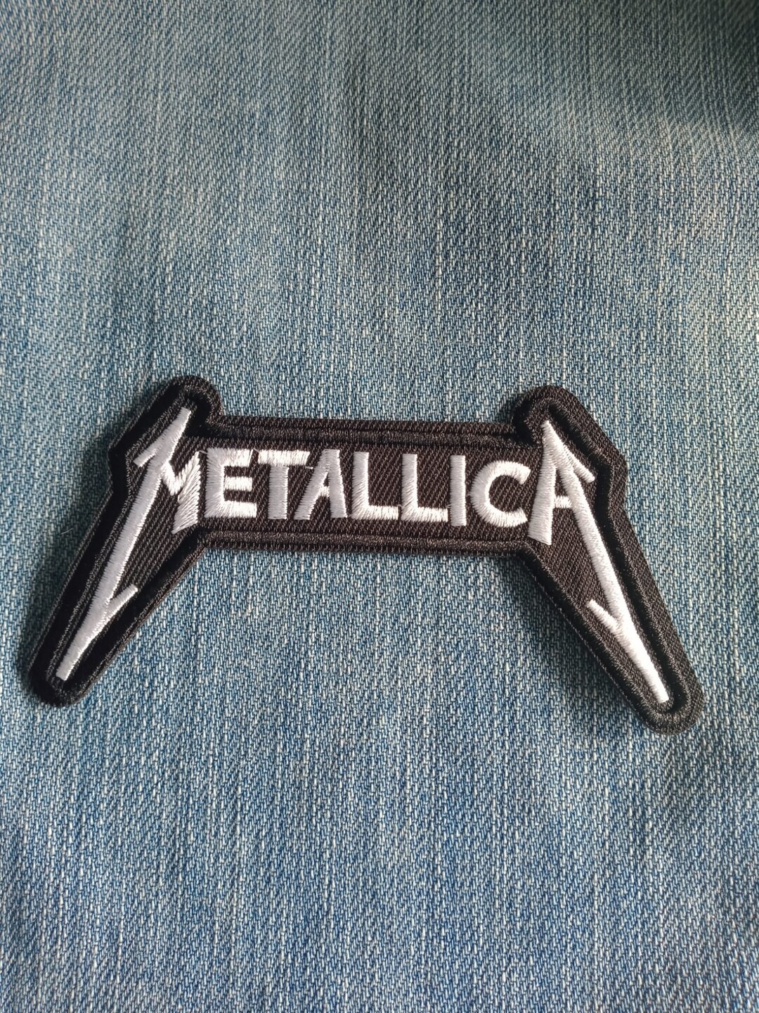 Metallica Black Album Gewebter Aufnäher-woven Patch Neu & Official