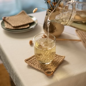 Coaster Seeds crochet/crochet pattern