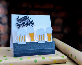 birthday card | 3d handmade card |light up card