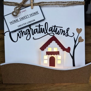 BESPOKE Home Sweet Home Kartengeschenk für neue Hausbesitzer|interaktiv