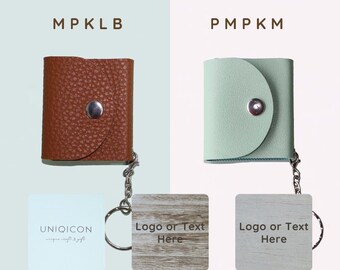 uniqicon Personalized Mini Photo Album Keychain Small Custom