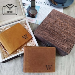 Personalised Leather Slim Credit Card  Mens Wallets Custom Hombres RFID Minimalist Men'S Carteras Para Billeteras De Front Pocket Wallet