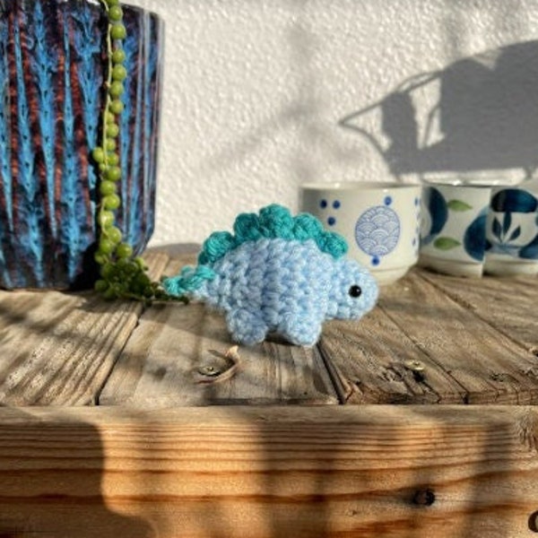 Crochet Stegosaurus, Crochet, Amigurumi, Dinosaur