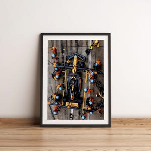 Lando NORRIS McLaren Pitstop F1 Poster