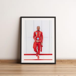 Kieselstein HAMILTON Ferrari FORMEL 1 Wand POSTER Druck A4 A3 A2 A1, F1 Wandkunst, Formel 1 Poster, Formel 1 Leinwand, F1 Druck