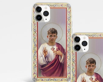 Saint Charles Leclerc F1 phone case. Iphone, Samsung, Huawei.