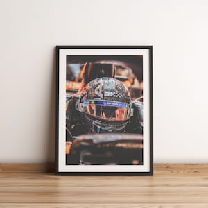 Lando NORRIS McLaren Helmer F1 Poster