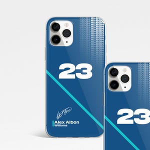 Alex ALBON 2025 Williams Formula 1 F1 phone case iPhone Samsung Google Pixel