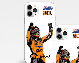 Oscar Piastri F1 Phone Case: Mclaren 81, iPhone & Samsung