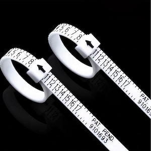 Bague de mesure réglable : outil de mesure des tailles américaines