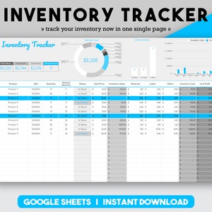 Inventory Tracking Inventory Tracker Inventory Management Inventory Google Inventory Sheet Inventory Excel Business Inventory Inventory