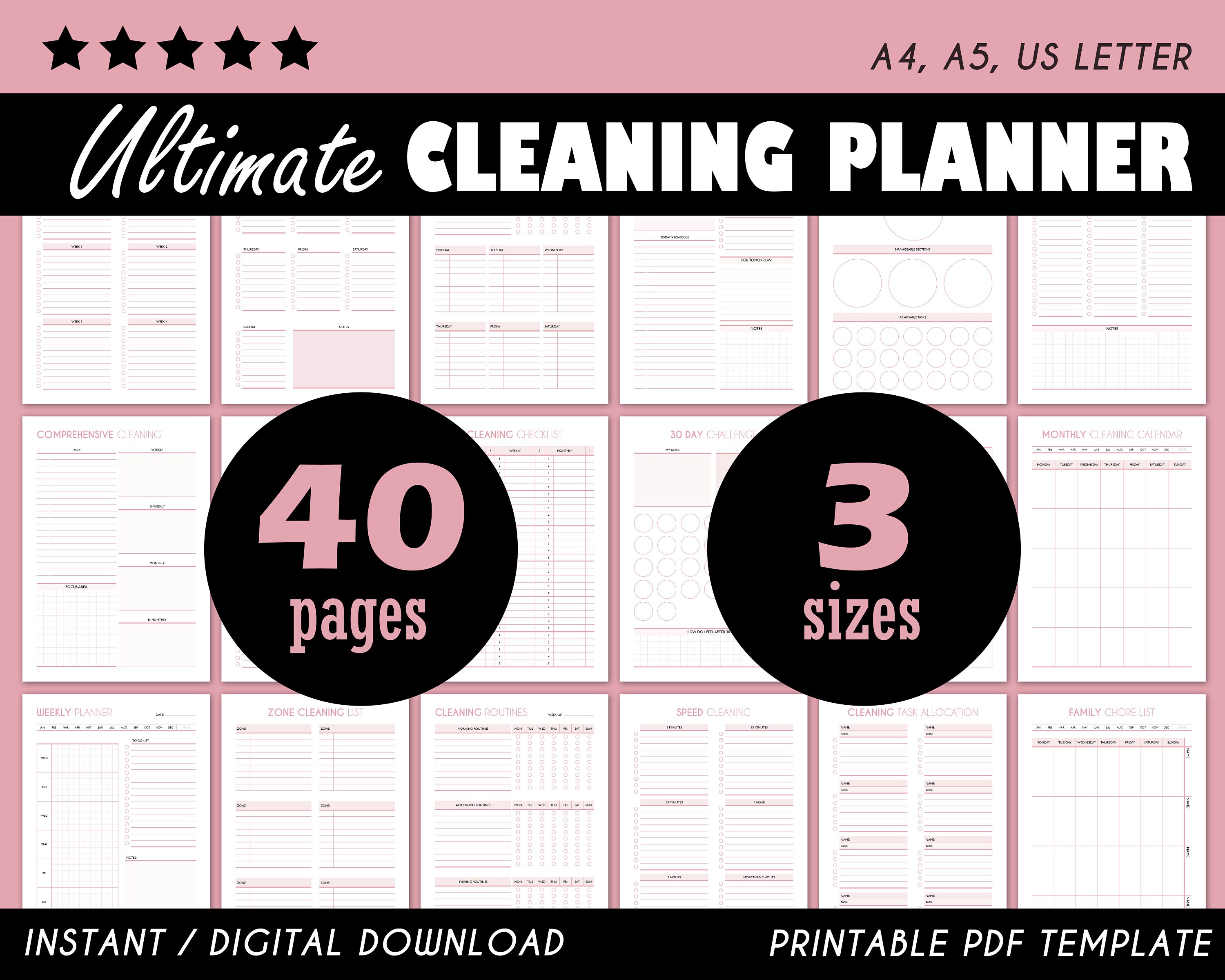 Adhd Cleaning, Cleaning Checklist, Cleaning Schedule, House Chores ...