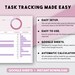 Task Tracker Digital to Do List Task Planner Google Sheets Template ...