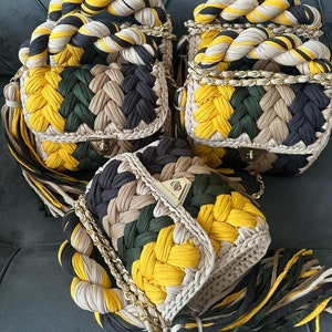 Luxury Bag, Bag for Women, Crossbody Bag, Women Knit Bag, Crochet Handbag, Shoulder Bag, Handmade Bag, Crochet Women Purse