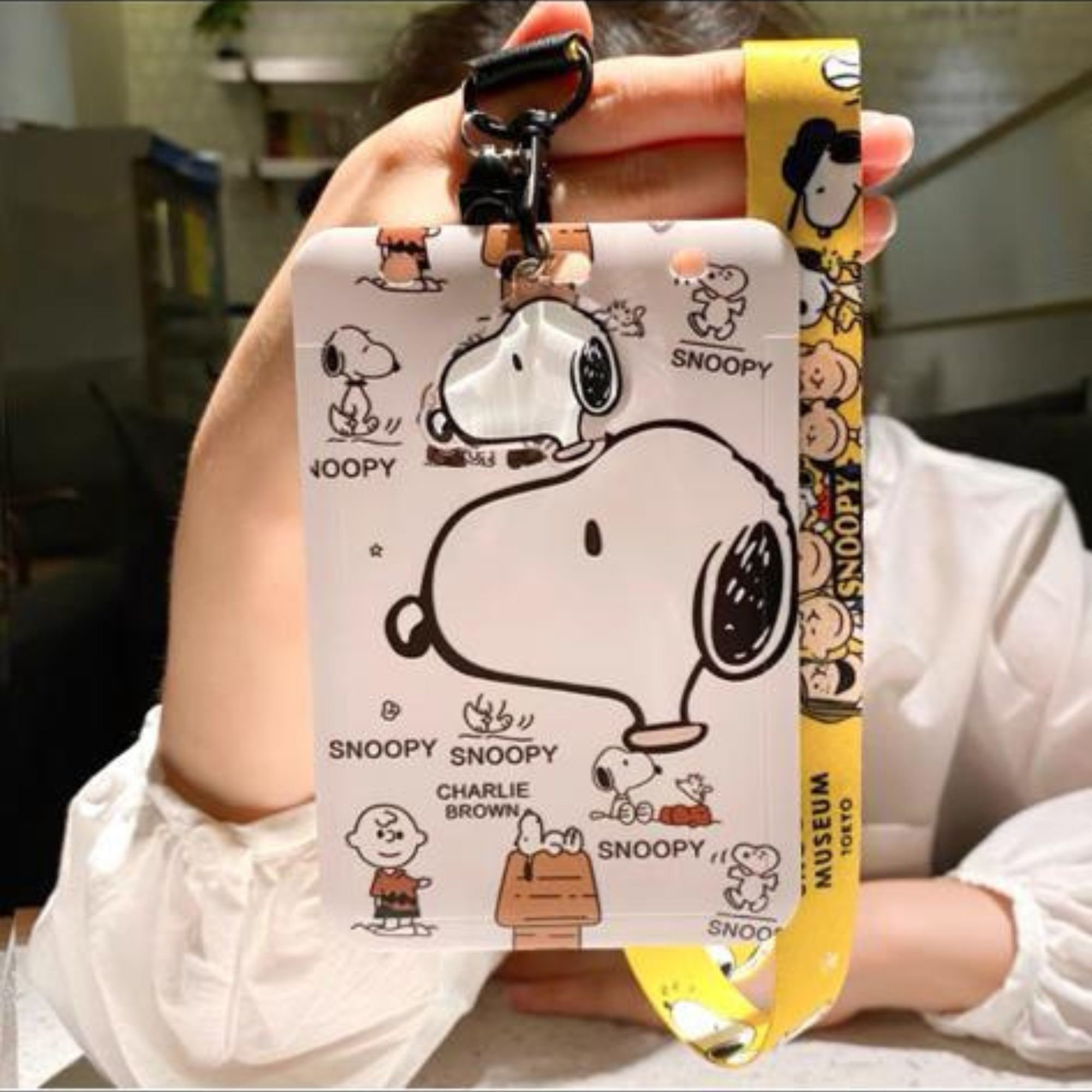 Snoopy Lanyard | ID Badge Holder | Bag Tag | Keychain