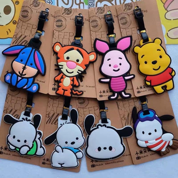 Disney Winnie Pooh Gepäckanhänger Ferkel Eeyore Tigger Disney Süß Disney Kawaii Taschenanhänger