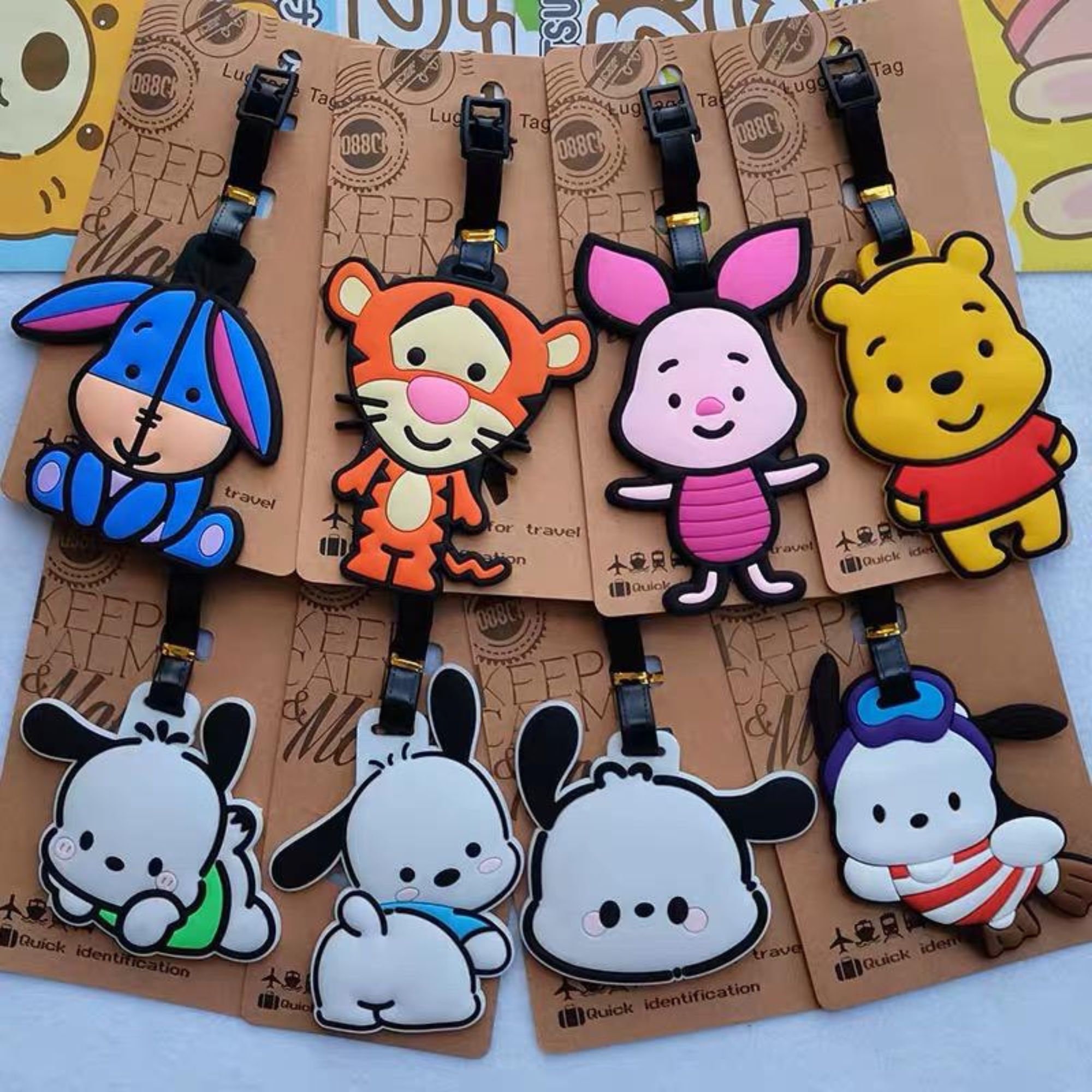 PVC Luggage Tags For Bags and travel