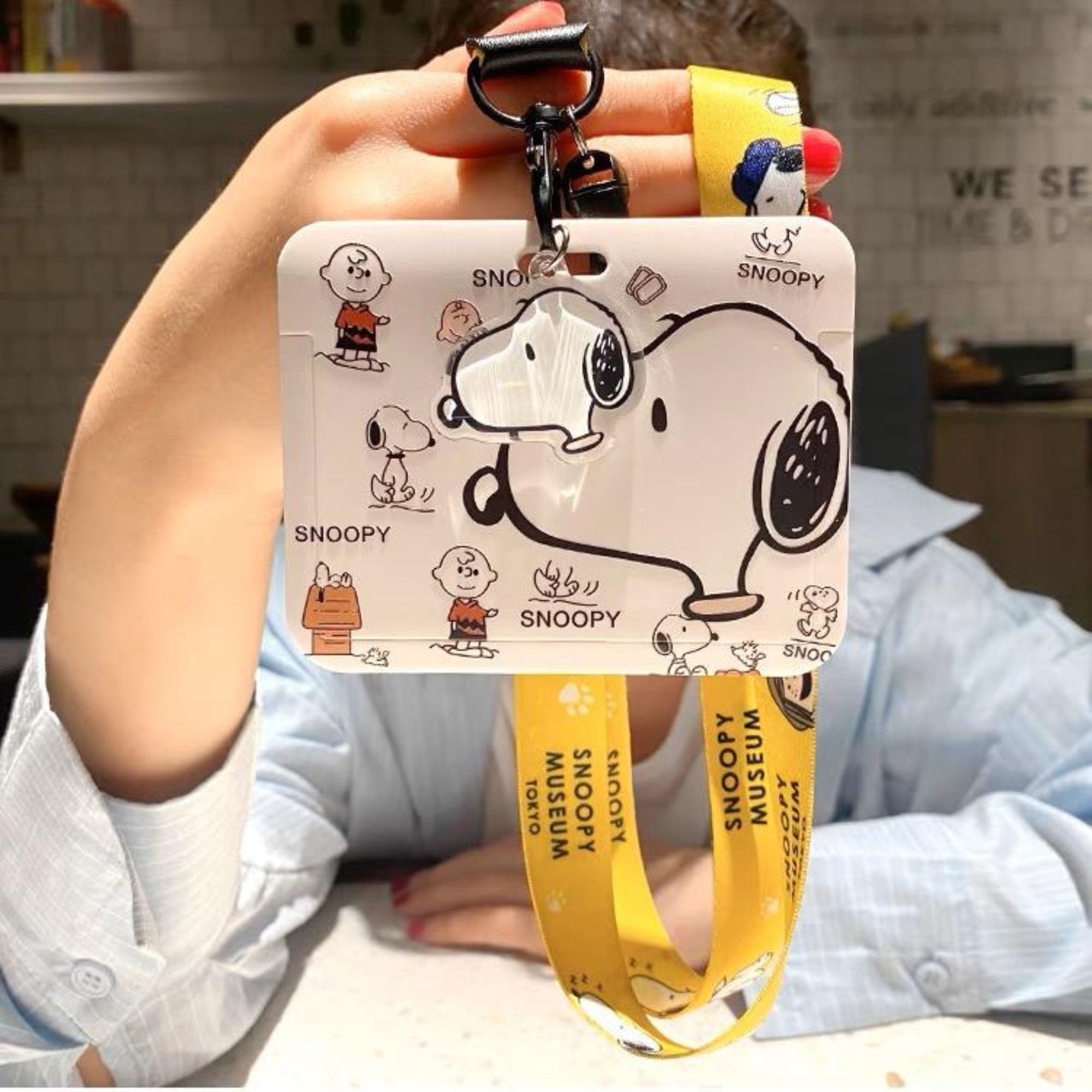 Snoopy Lanyard | ID Badge Holder | Bag Tag | Keychain