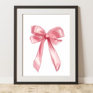 Pink Coquette Print, Coquette Wall Art,Coquette Print,Coquette Room Decor,Preppy Room Decor,Girly Wall Art, Pink Coquette