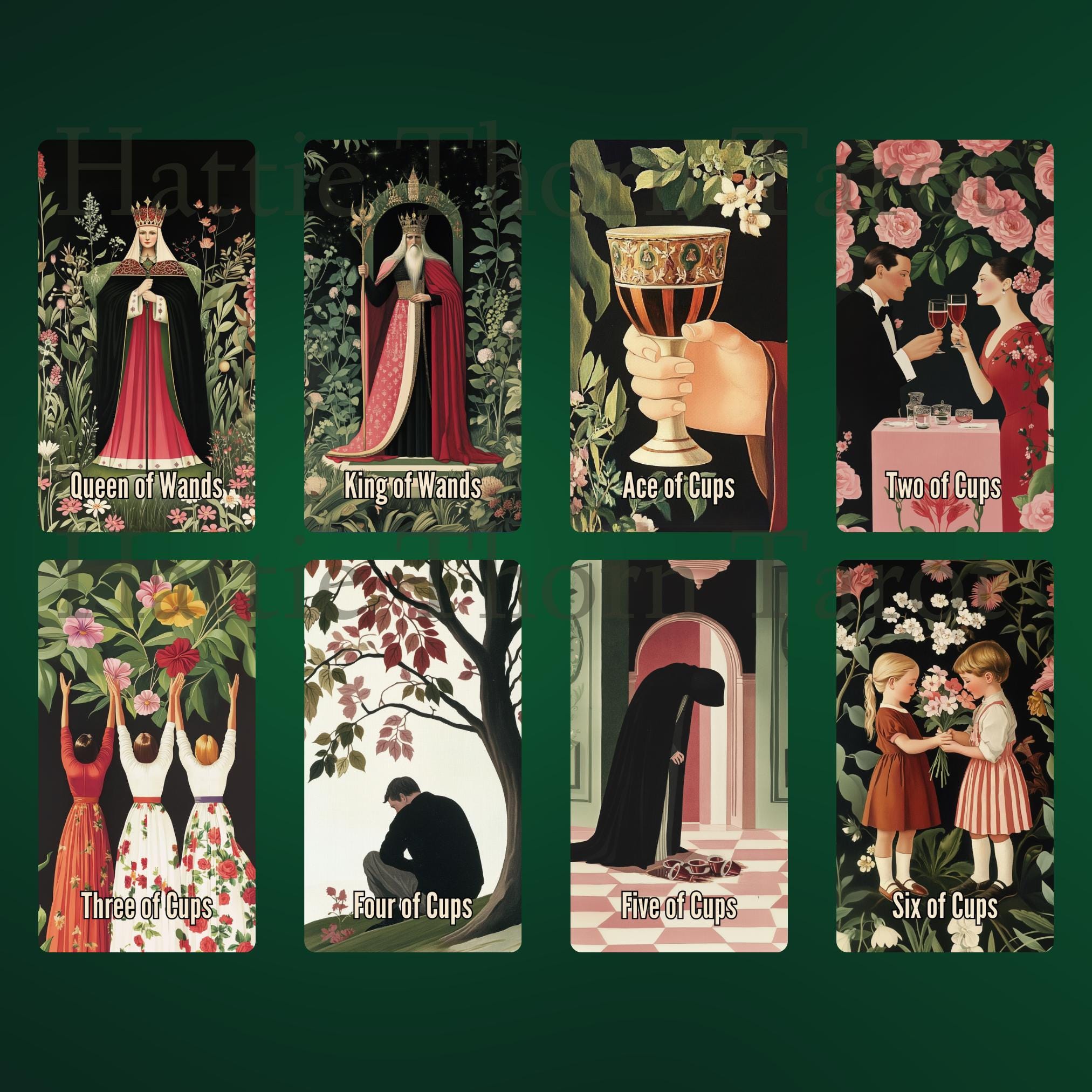 Nightshade Tarot • Explore the Midnight Garden • 78 Card Gothic