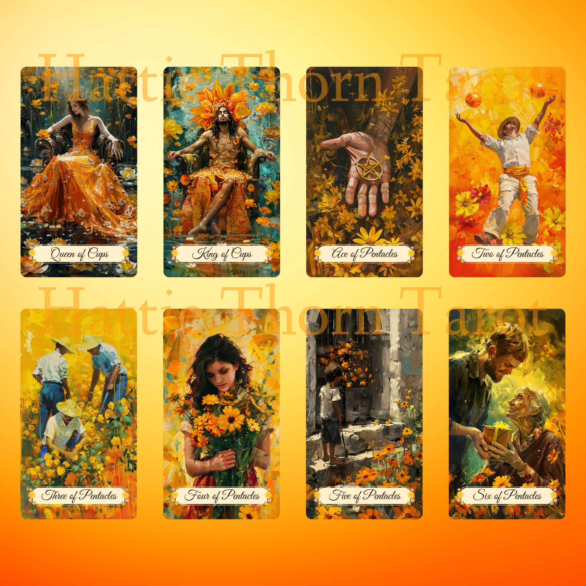Summer Meadows Tarot タロットカード 海外 Summer Meadows Tarot • 78-card Deck • Sun-drenched Fields