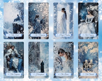 【正規品タロットカード】入手困難✨英国人気メーカー四季コレクション✨WINTER Winter Pastures Tarot & Lenormand • 2 Deck Special Bundle • Hattie