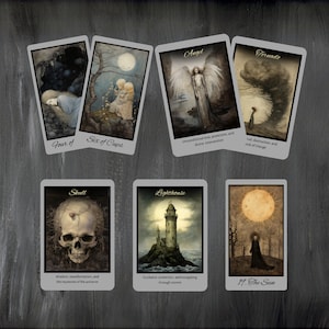 Shadow Fates Tarot en Oracle-bundel van Hattie Thorn. 2 decks-special!