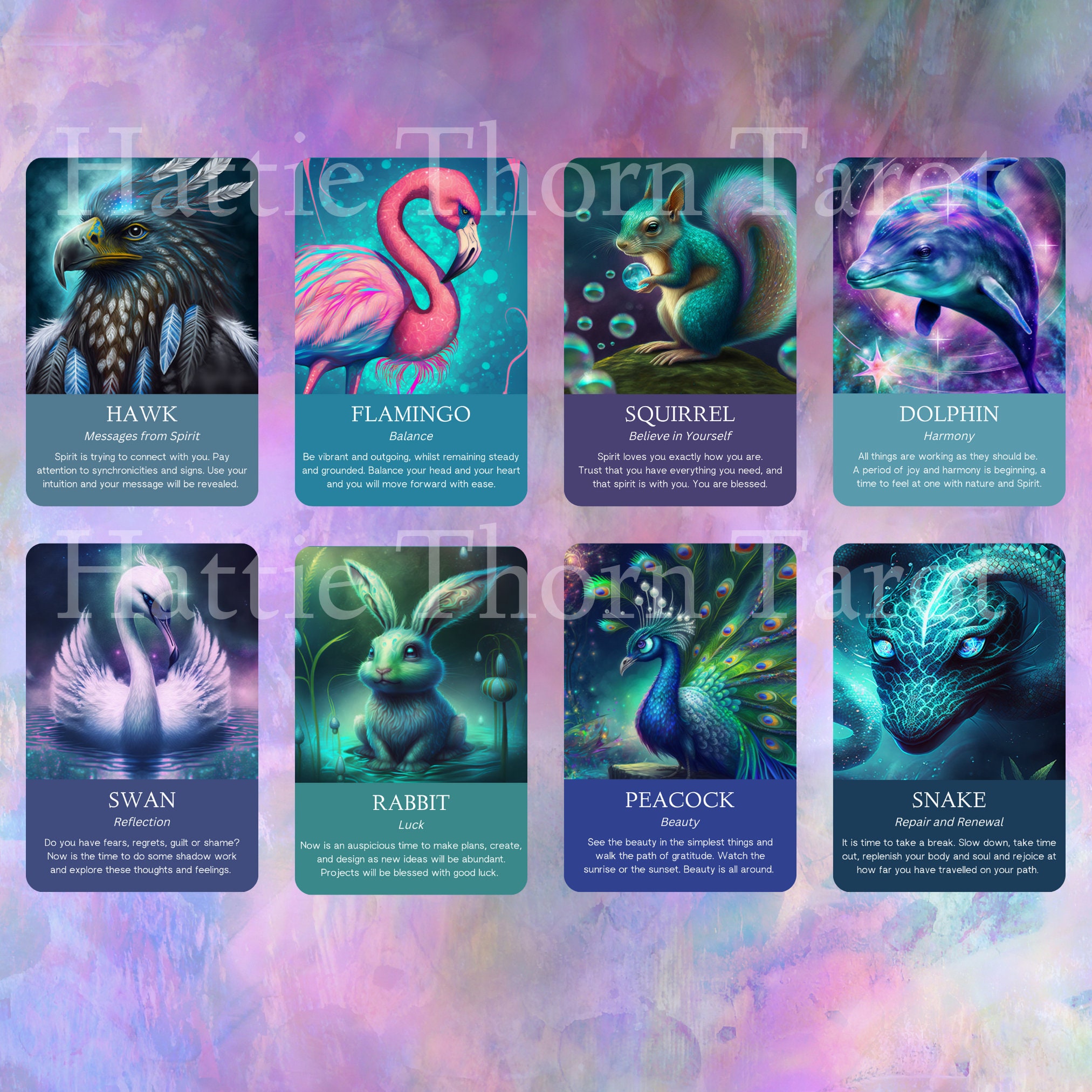 The Return of the White Animals Oracle - Silent Flip-through