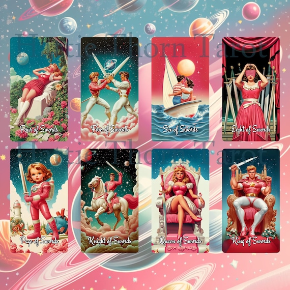 New!! Sarsaparilla Tarot by Hattie Thorn. Original Design 78 Card Deck Based on Rider Waite including Sarsaparilla Tuck Box