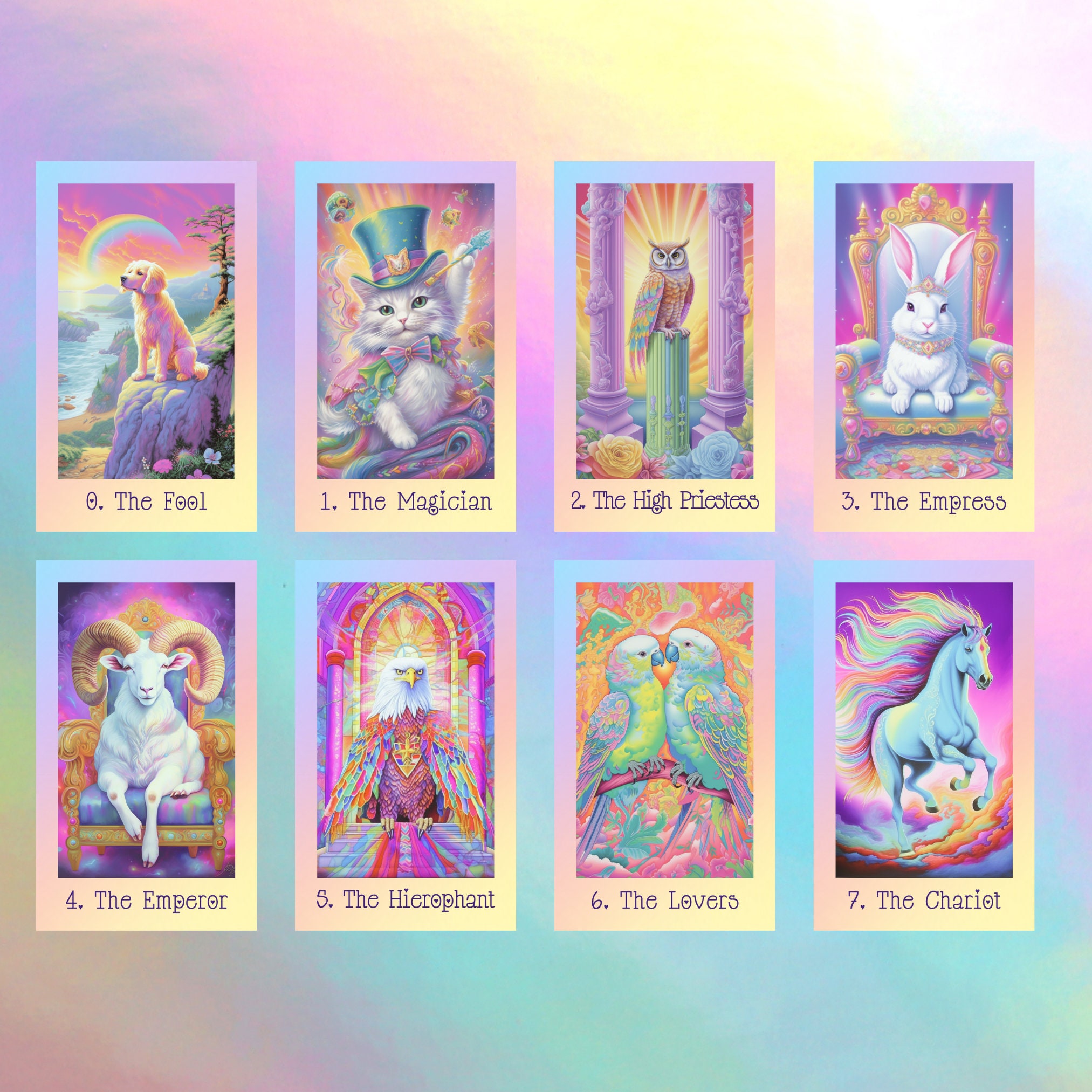 Sugar and Spice Tarot by Hattie Thorn • 78 Card Pastel Fantasy