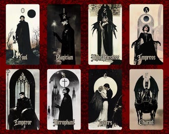 Gothic Dawn • Dark Victorian Tarot of Angels, Demons & Fate • Hattie Thorn