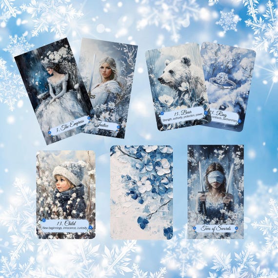 Winter Pastures Tarot & Lenormand • 2 Deck Special Bundle • Hattie