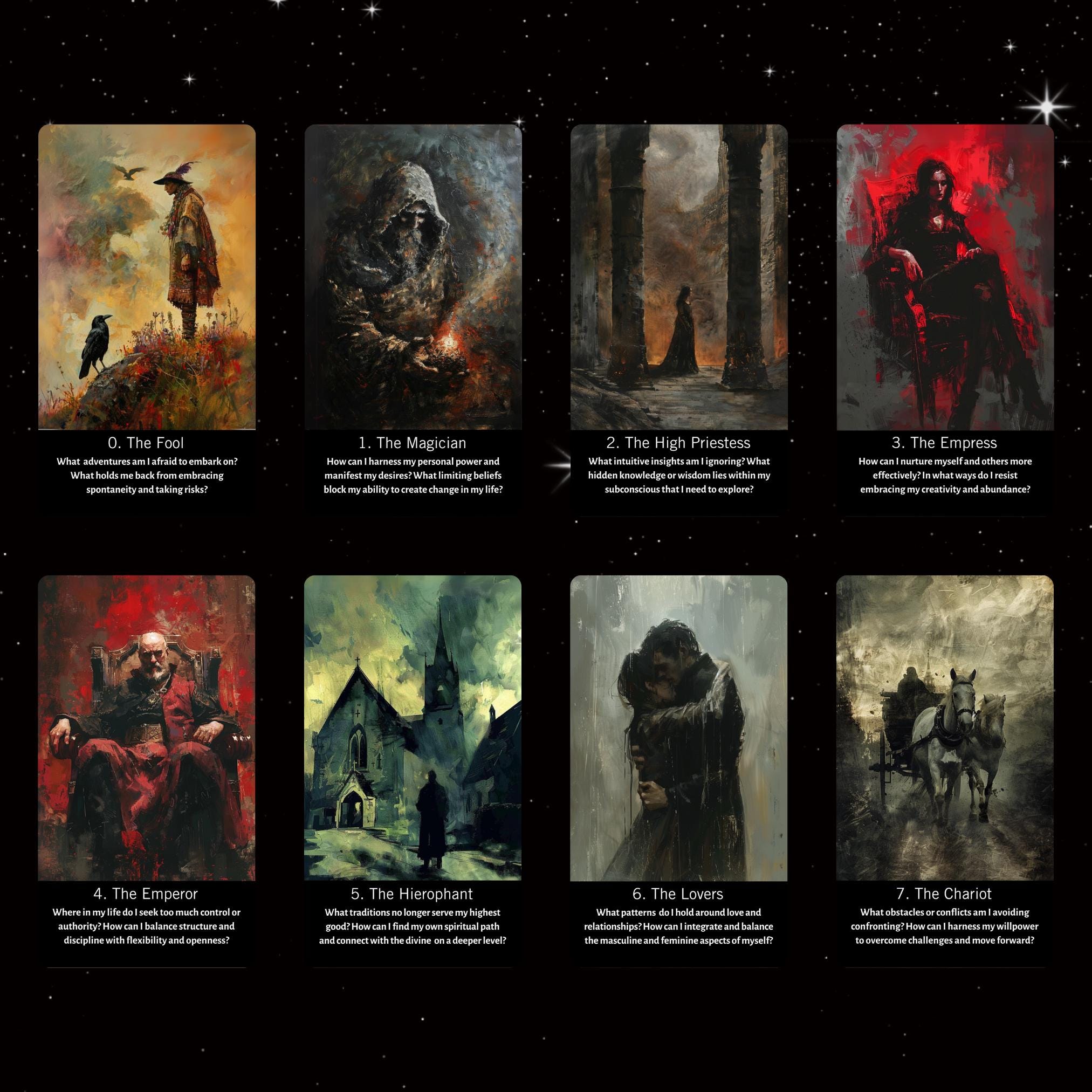 Inner Shadows Tarot • Explore the Subconscious • Shadow Work Deck by Hattie Thorn