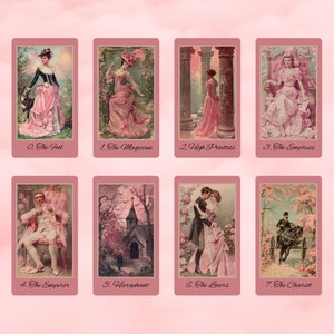 Victorian Muse Tarot por Hattie Thorn. Design original de 78 cartas baseado em Rider Waite, incluindo Victorian Muse Tuck Box