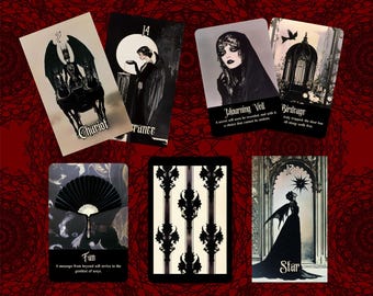 Paquete de Tarot y Oráculo Gothic Dawn de Hattie Thorn. ¡Oferta especial de 2 mazos!