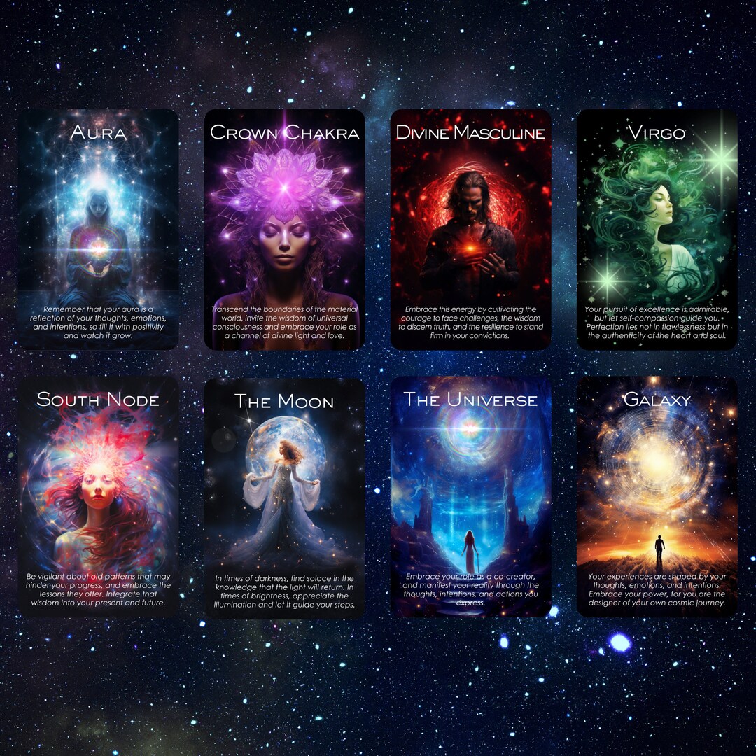 Spiritual Wisdom Oracle by Hattie Thorn. Original Design 45 Card Deck ...