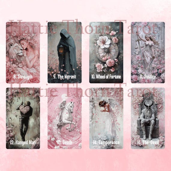 Lovers' Path Tarot • 78-card Deck & Guidebook • Romantic Oil