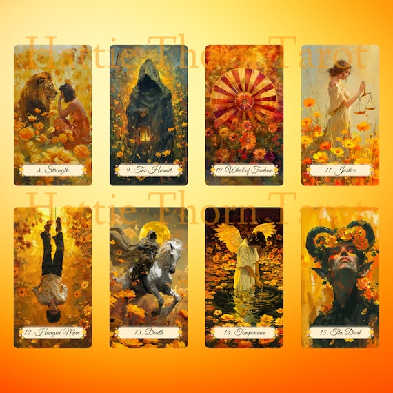 Summer Meadows Tarot • 78-card Deck • Sun-drenched Fields
